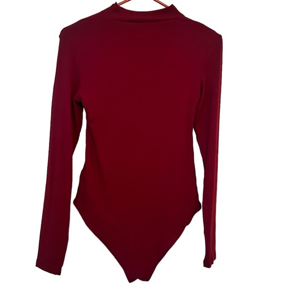 NWT Ladies Leotard Cut Out Front Center Long Sleeved - Picture 3 of 7